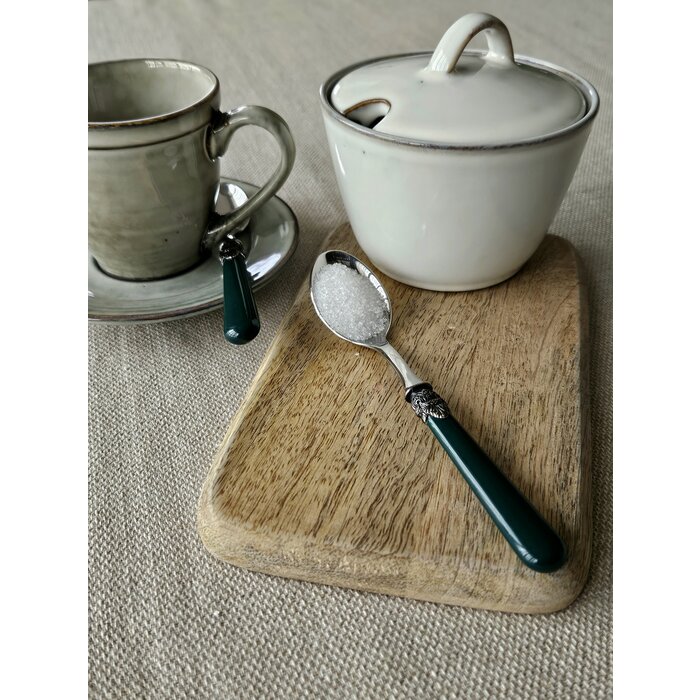 Sugar spoon, Green (matte)