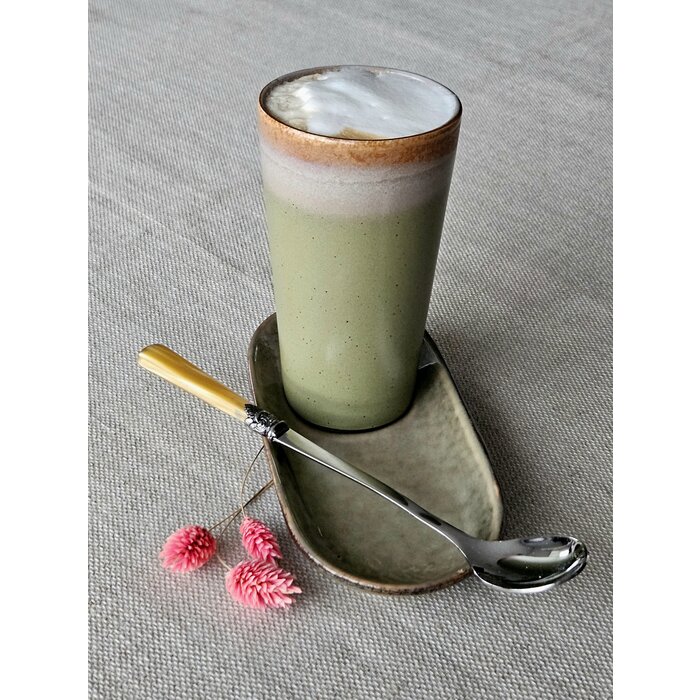 Cuillère Long Drink / Cuillère à Sorbet, Miel Or (nacré), 21,5 cm
