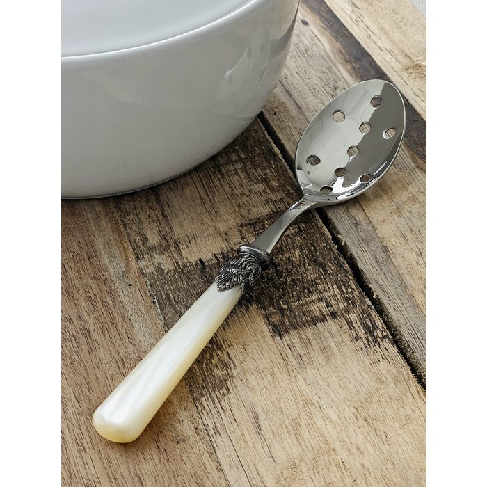 Cuchara ranurada, Marfil (brillo nácar)