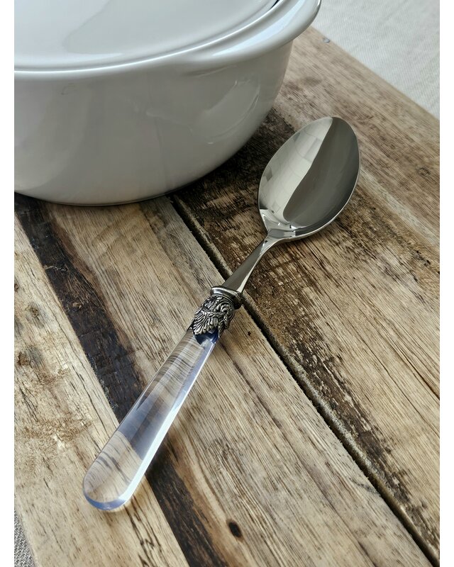Serving spoon, transparent, EME Napoleon