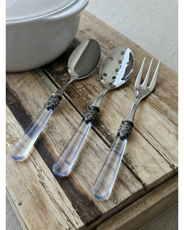 Serving spoon, transparent, EME Napoleon