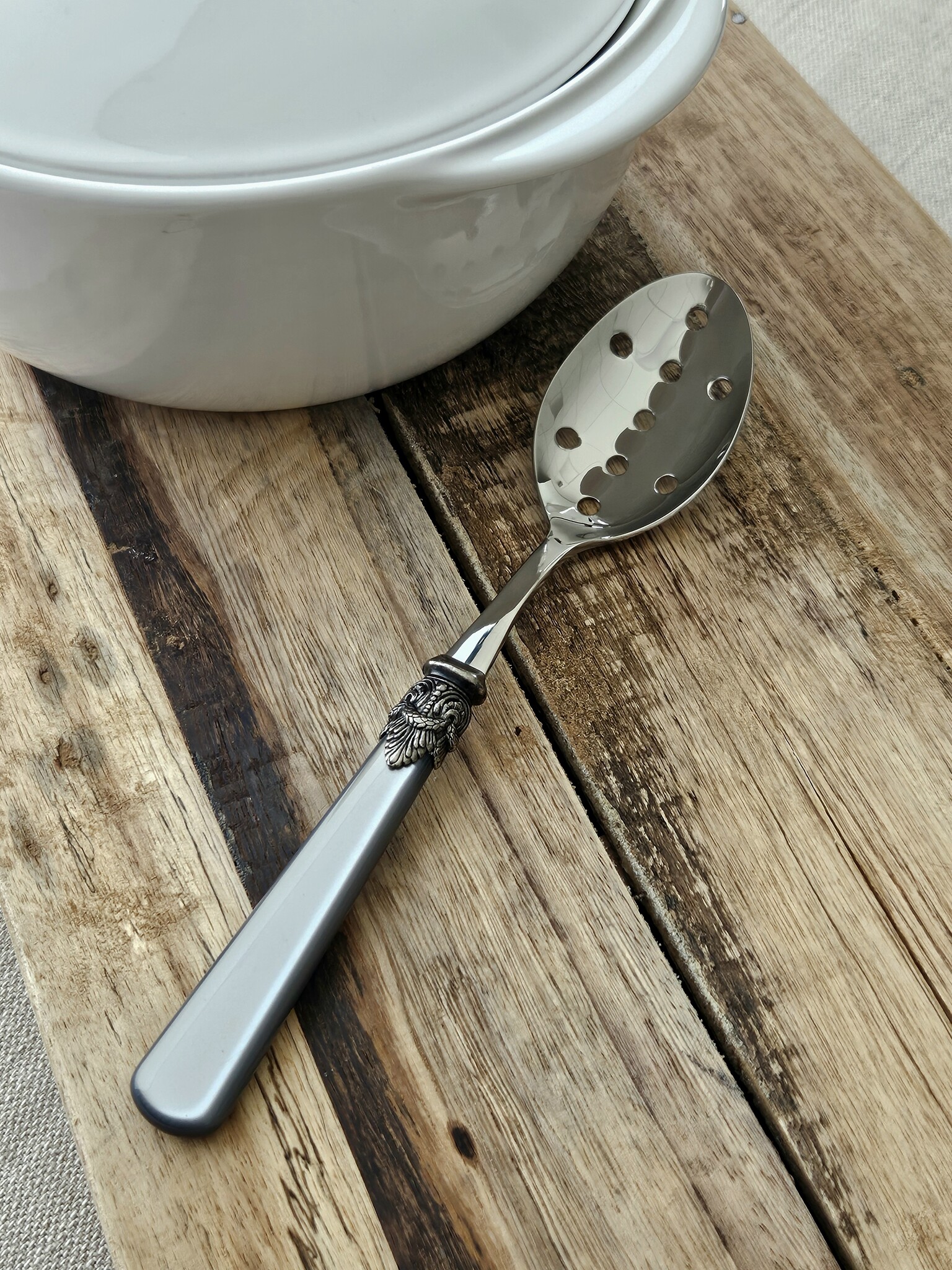 Sleuflepel, Grijs (parelmoer), EME Napoleon