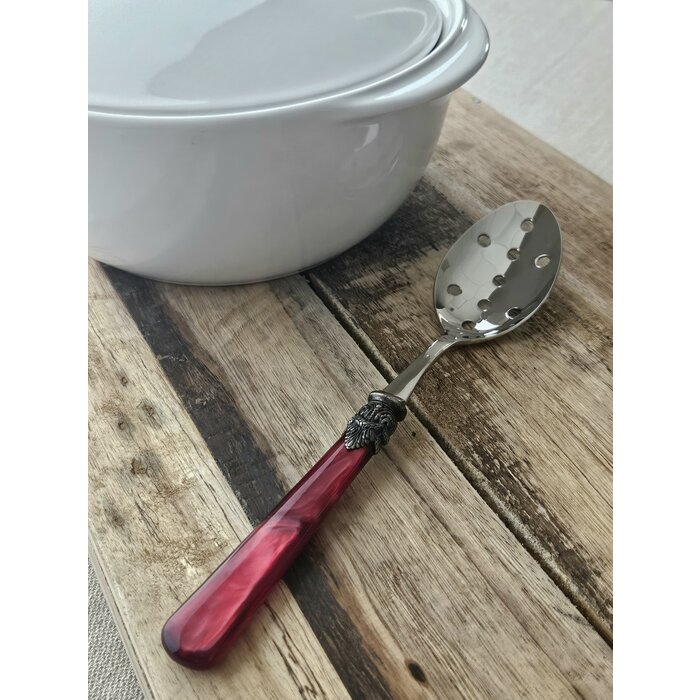 Sleuflepel, Rood (parelmoerglans)