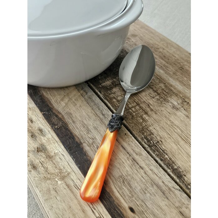 Servierlöffel, Orange (perlmuttglanz)