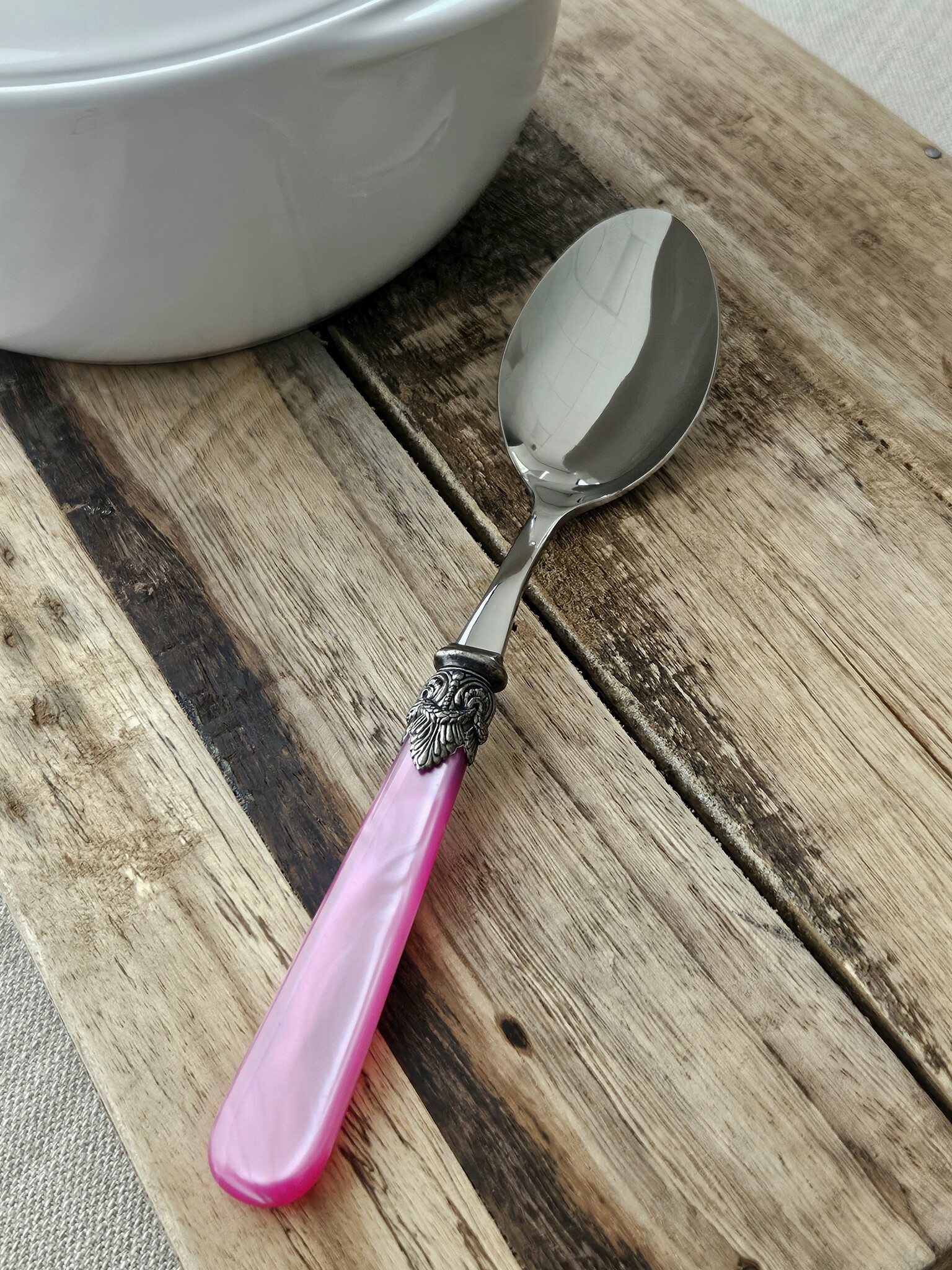 Cuchara para servir, Fucsia (nácar)