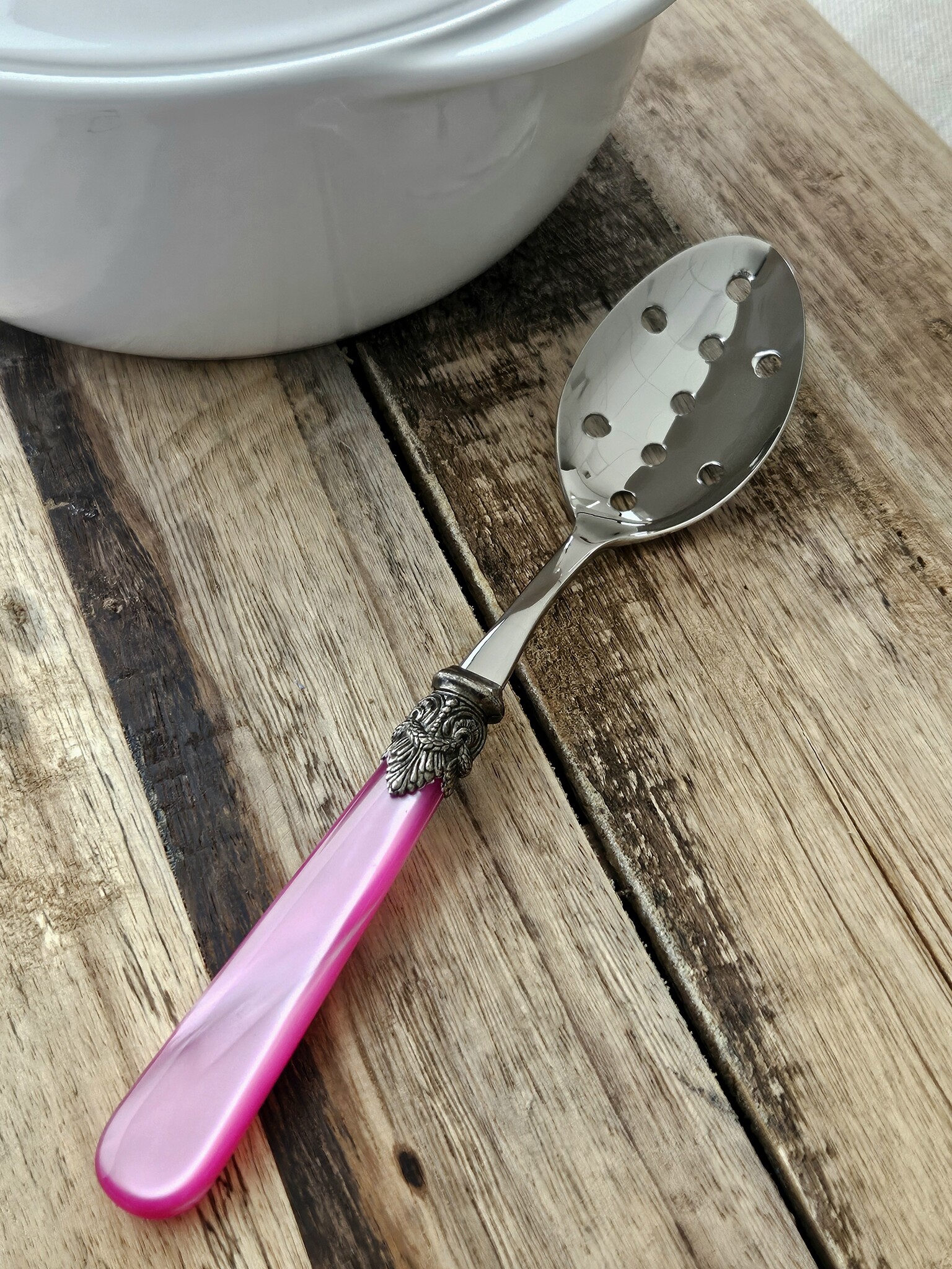 Cuillère à fentes, Fuchsia (éclat nacré)