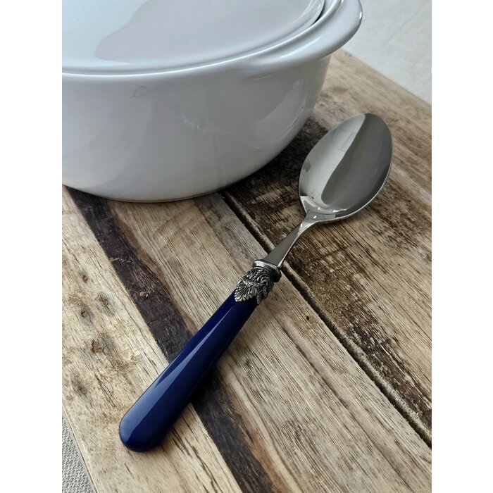 Cuillère à servir, Bleu (mat)