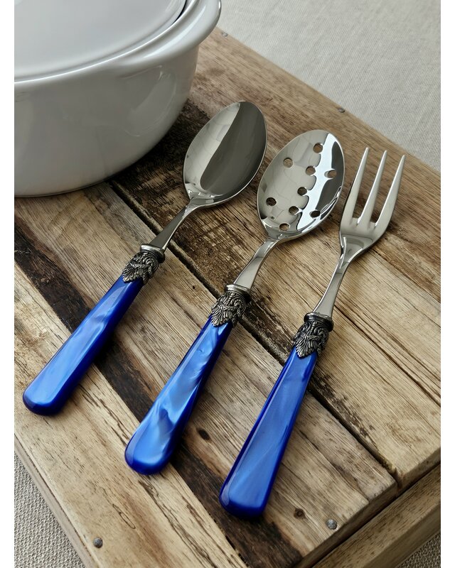 Cuillère à servir, Bleu (nacré)