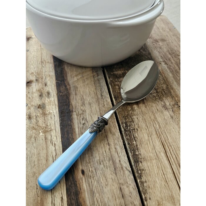 Cuchara para servir, Azul Claro (nácar)