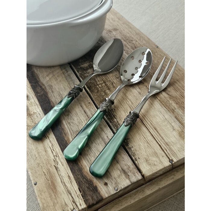 Cuillère à servir, Vert (nacré)
