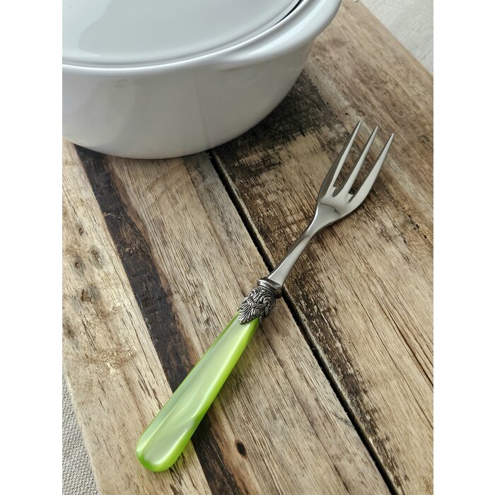 Serving fork, Light Green (mother-of-pearl)
