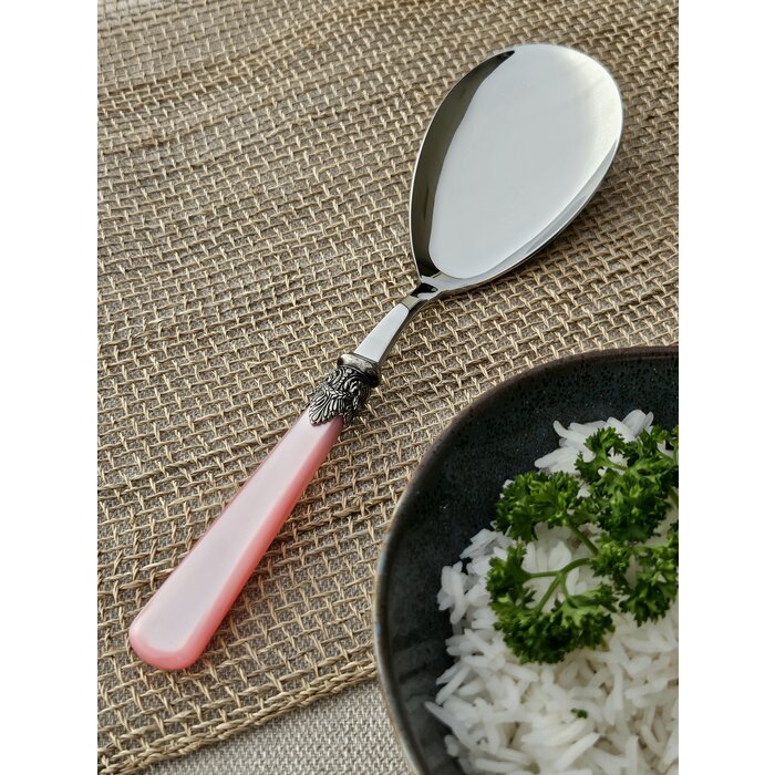Rice serving spoon, Pink (mother-of-pearl)