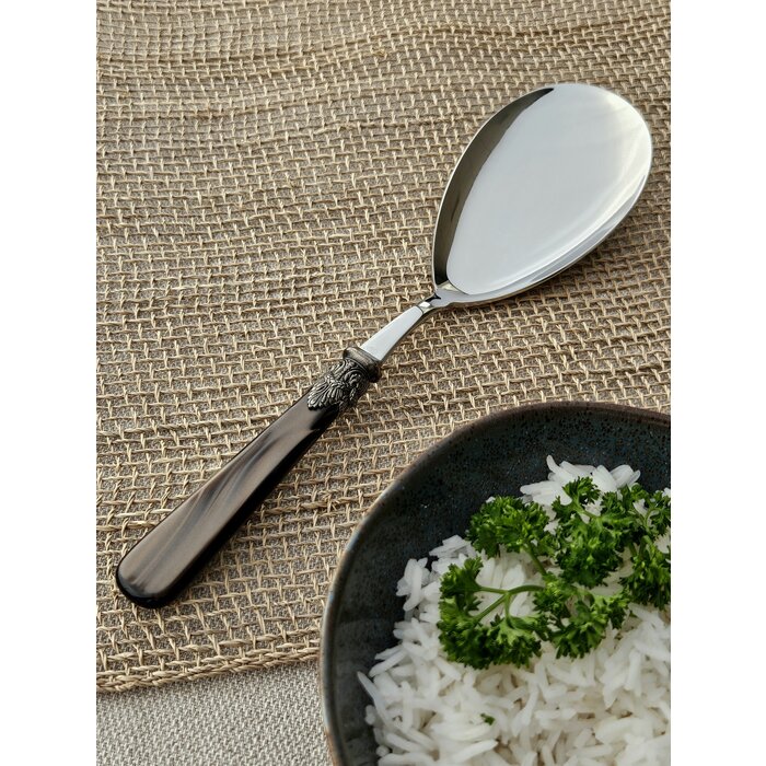 Rice serving spoon, Brown (mother-of-pearl sheen)