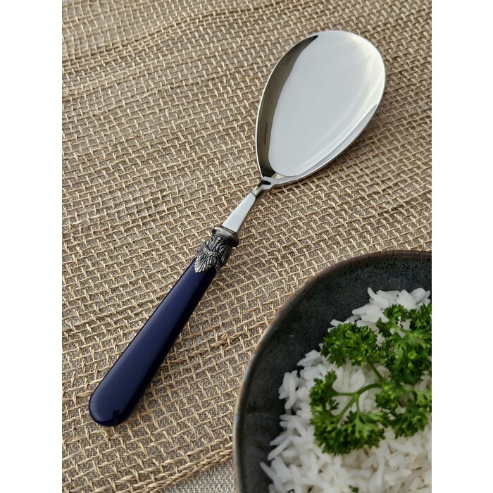 Rijstlepel, Blauw (effen)