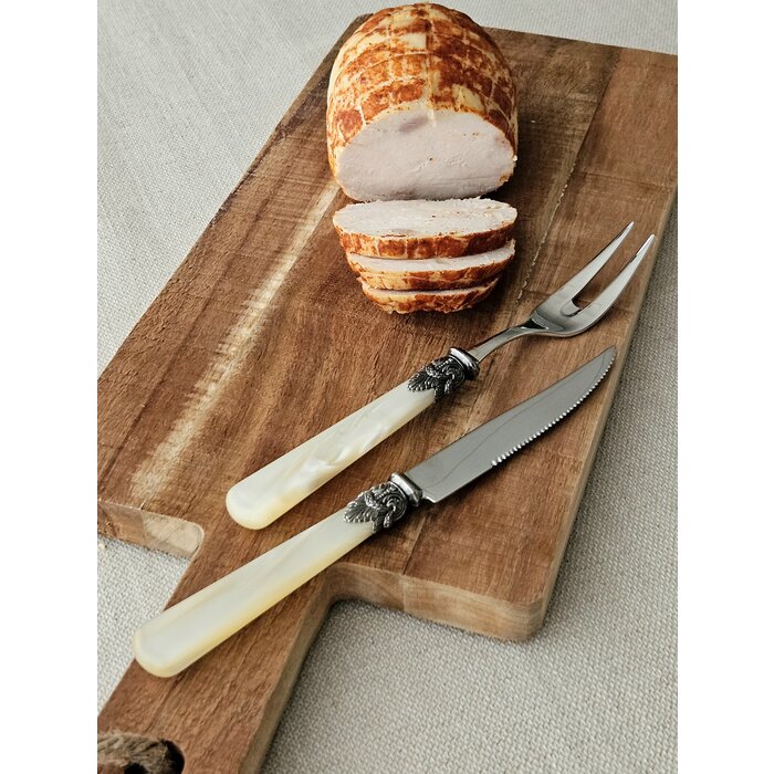 Steak Knife, Ivory (mother-of-pearl sheen)