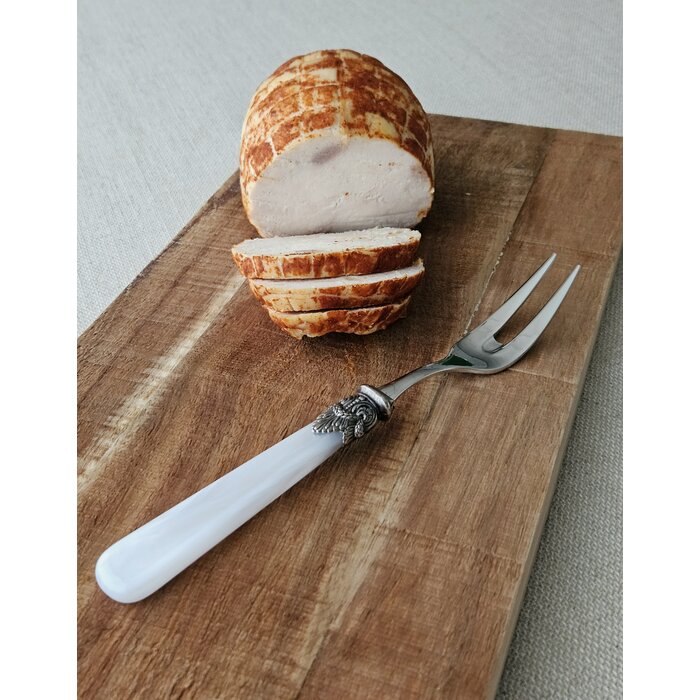 Fourchette à Viande, Blanc avec Nácar