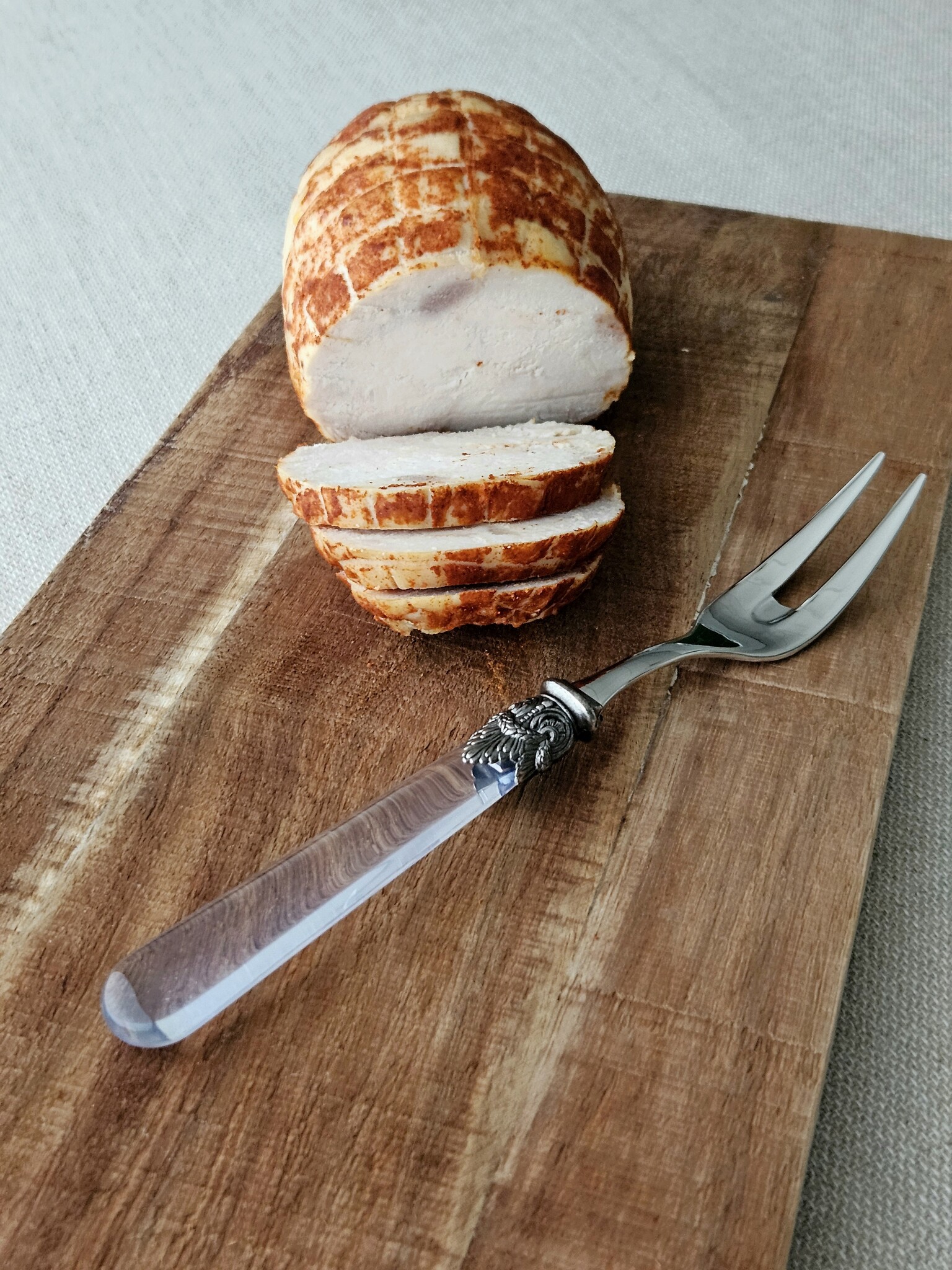 Fourchette à viande, Transparent