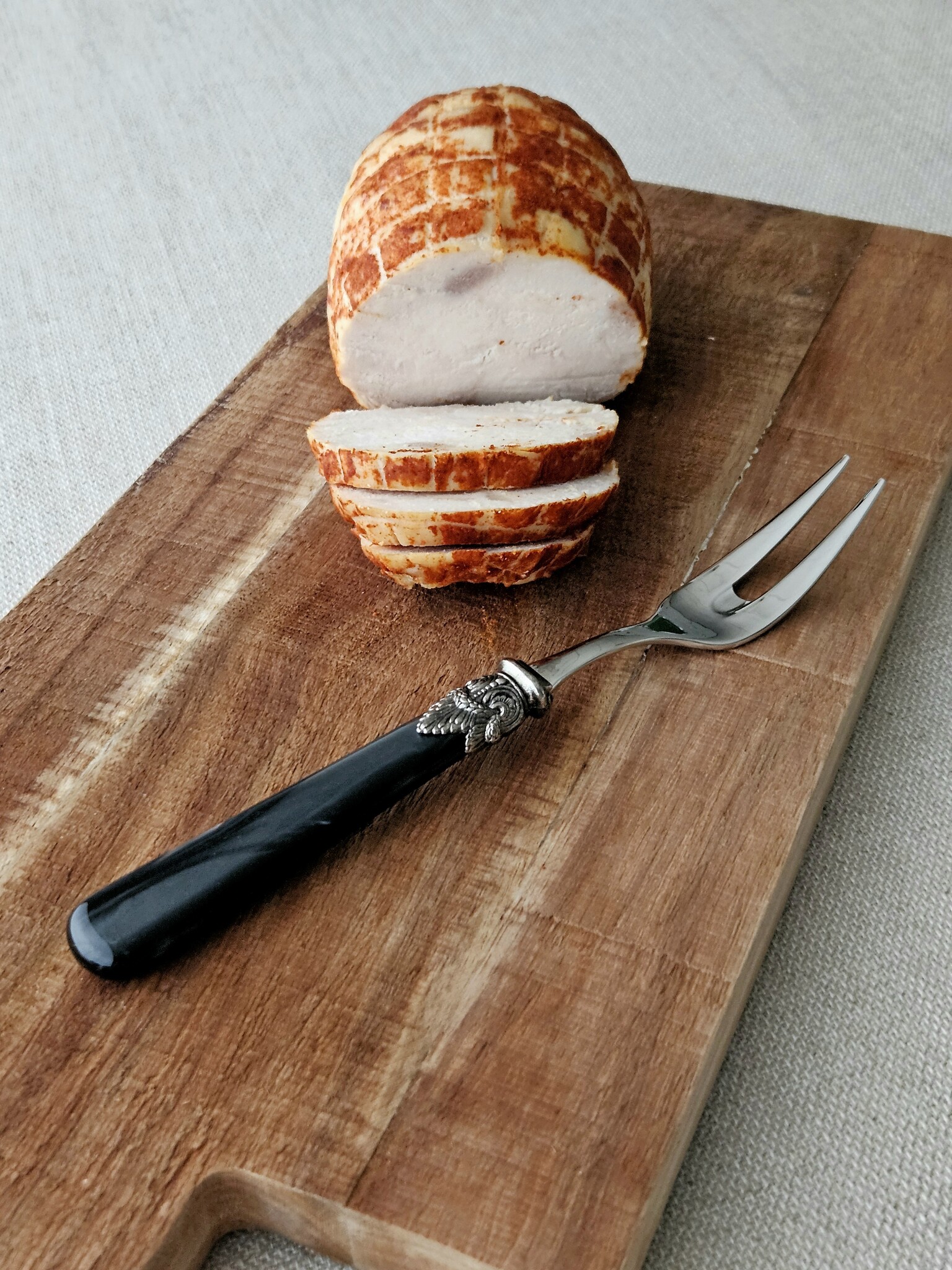 Vleesvork, Zwart met Parelmoer