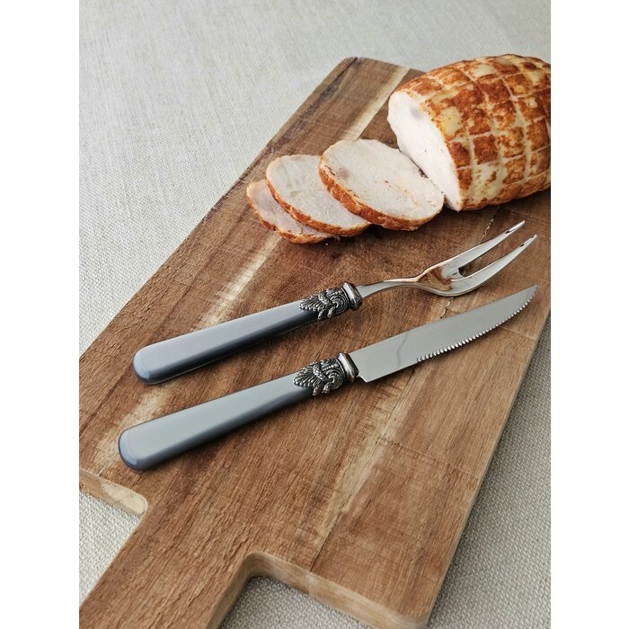 Steakmesser, Grau (perlmuttglanz)