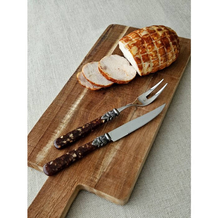 Couteau à Steak, Marron (motif tortue)