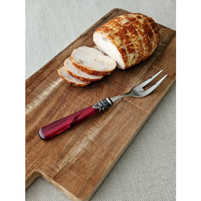 Tenedor para carne, Rojo (nácar)