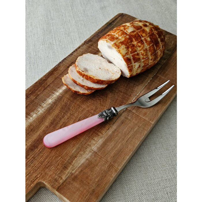 Meat fork, Pink (mother-of-pearl sheen)