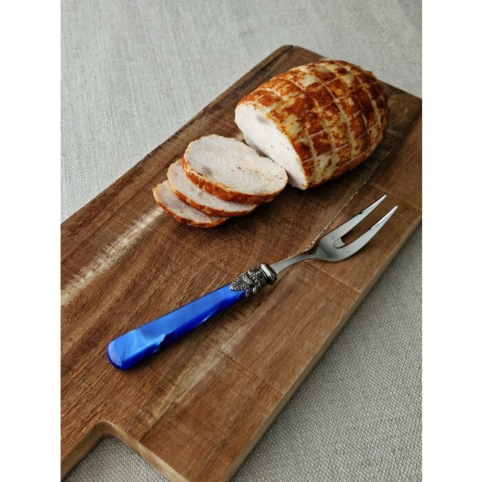 Meat fork, Blue (mother-of-pearl)