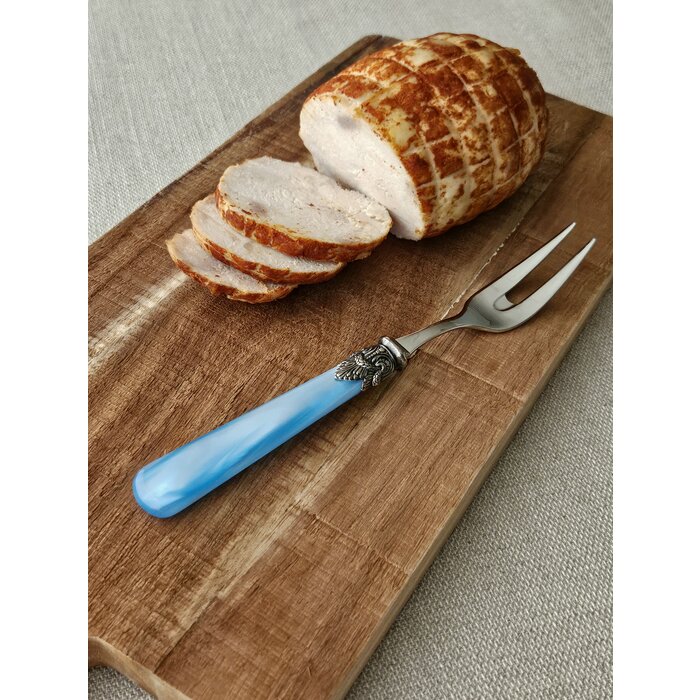 Meat fork, Light Blue (mother-of-pearl)