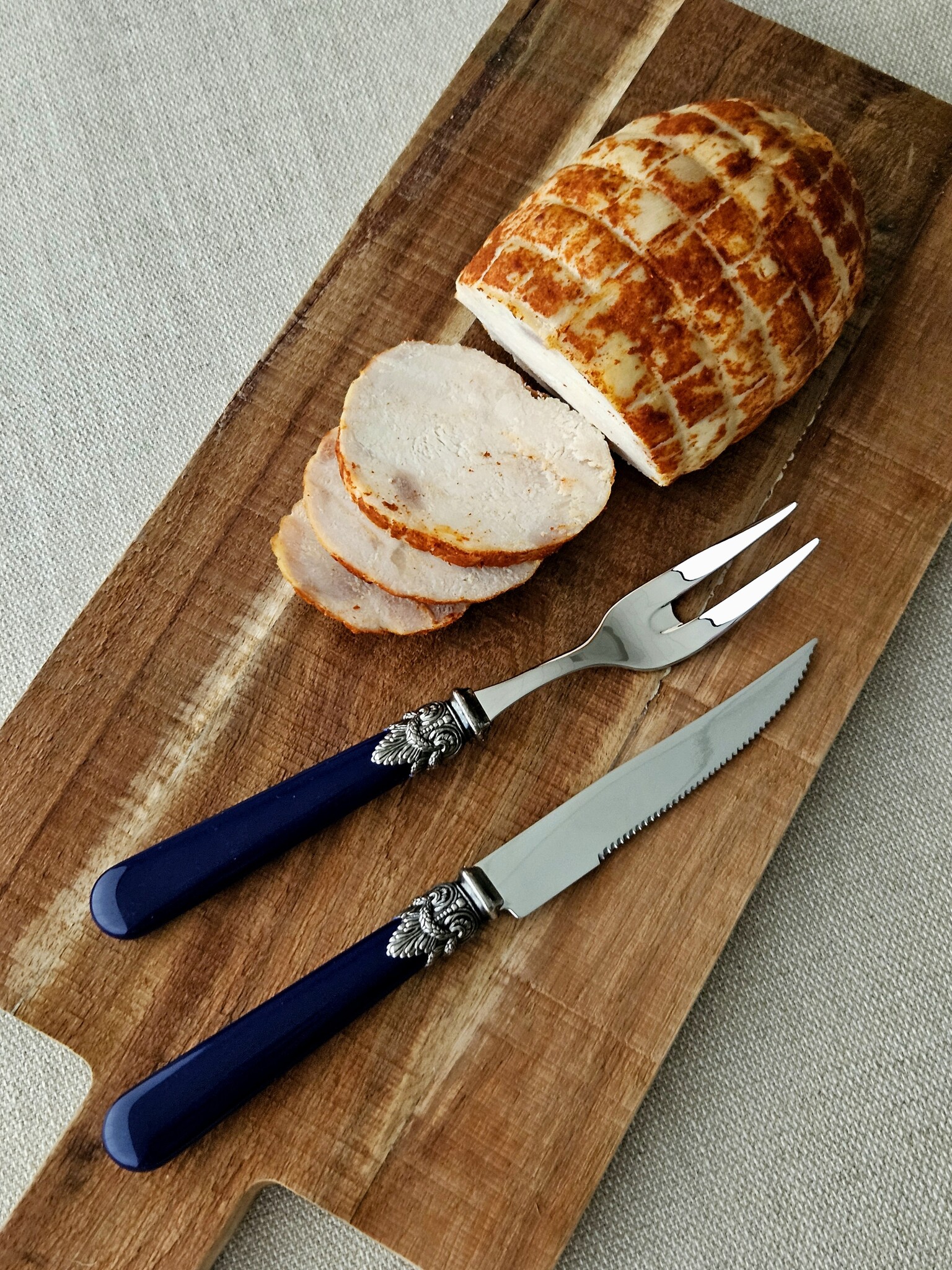 Cuchillo para Carne, Azul (mate)
