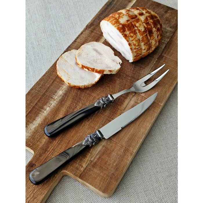 Fourchette à viande, Marron (éclat nacré)