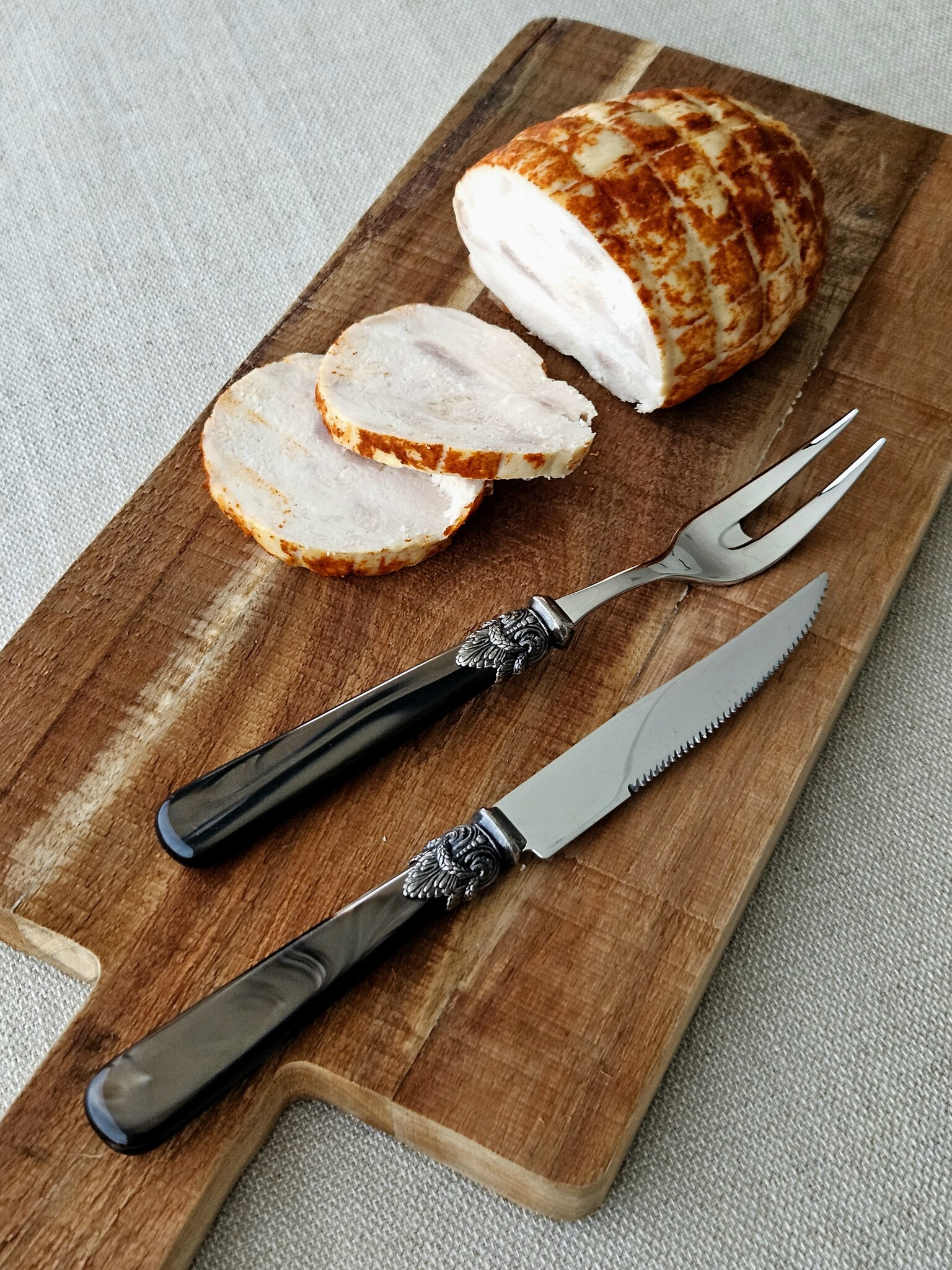 Couteau à Steak, Brun (éclat nacré)