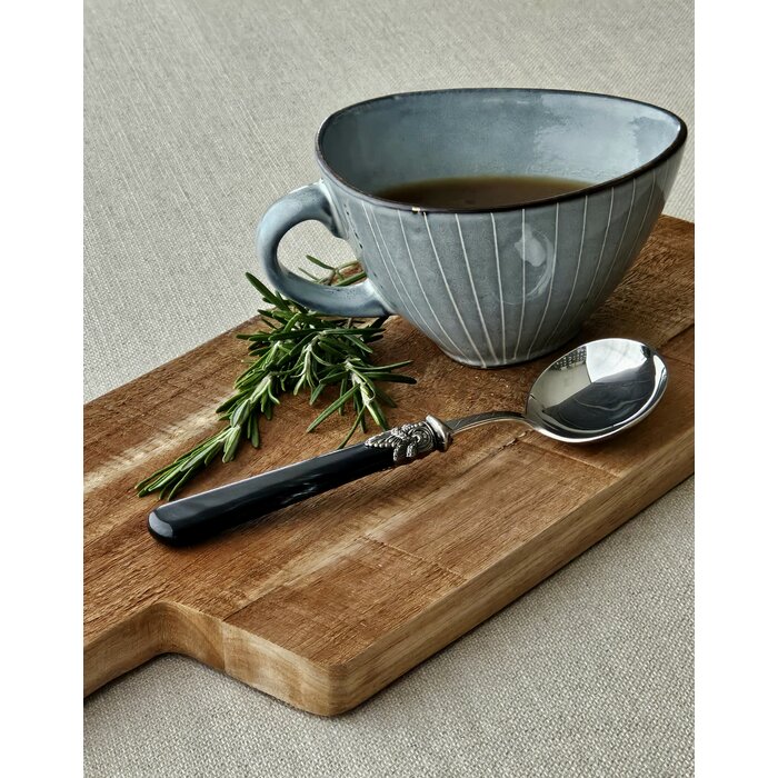 Gravy ladle, Black (mother-of-pearl)