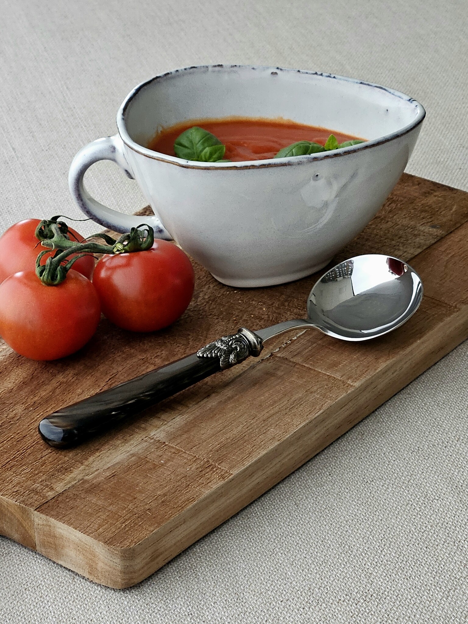 Cuillère à sauce, Marron (éclat nacré)