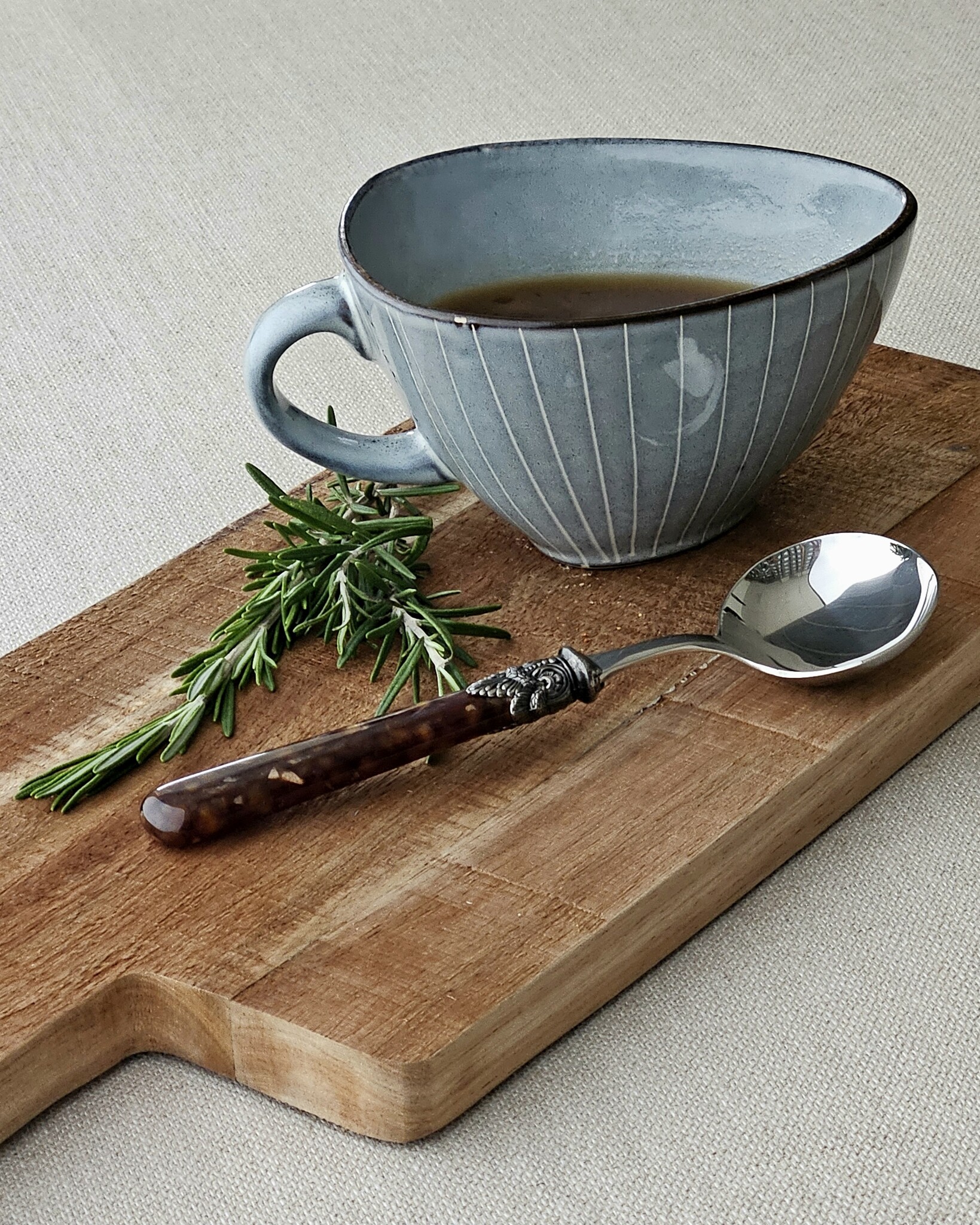 Saucenlöffel, Braun (Schildkrötenmotiv)