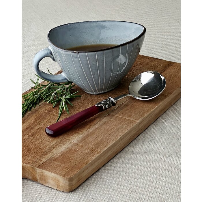 Gravy ladle, Red (mother-of-pearl)