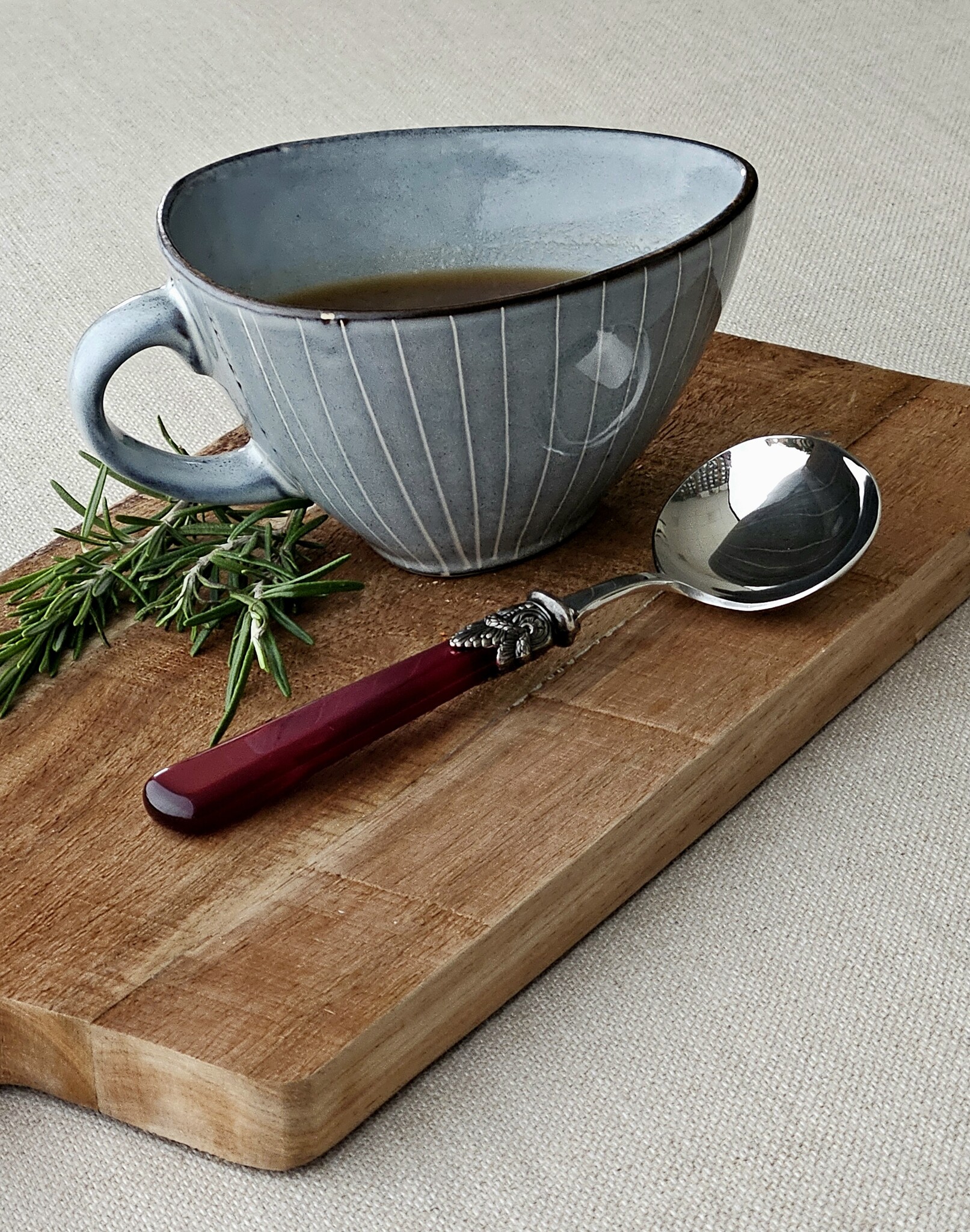 Saucenlöffel, Rot (perlmuttglanz)