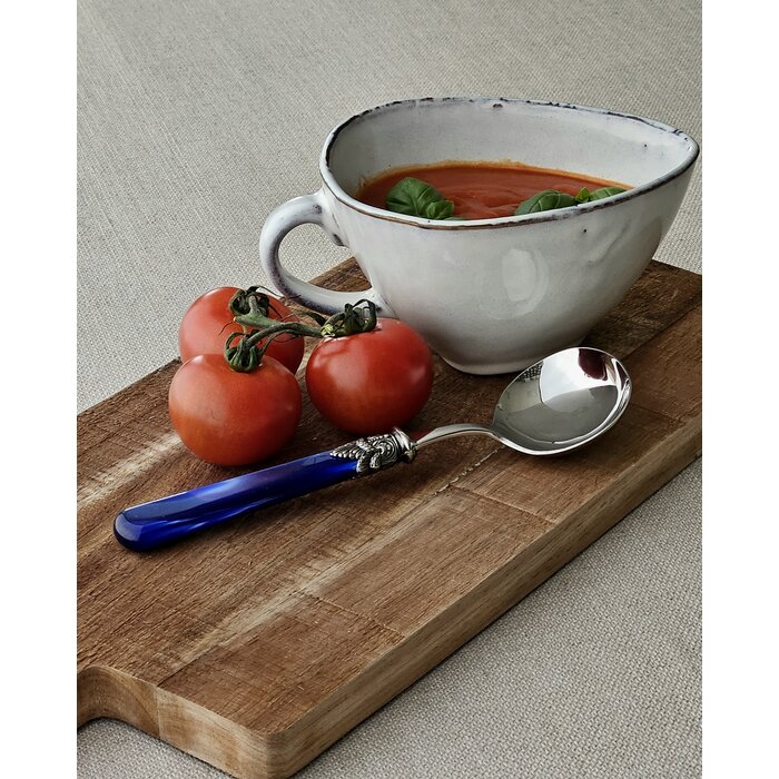Gravy ladle, Blue (mother-of-pearl)