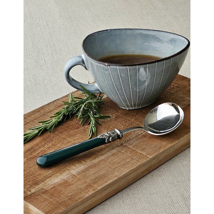 Gravy ladle, Green (matte)