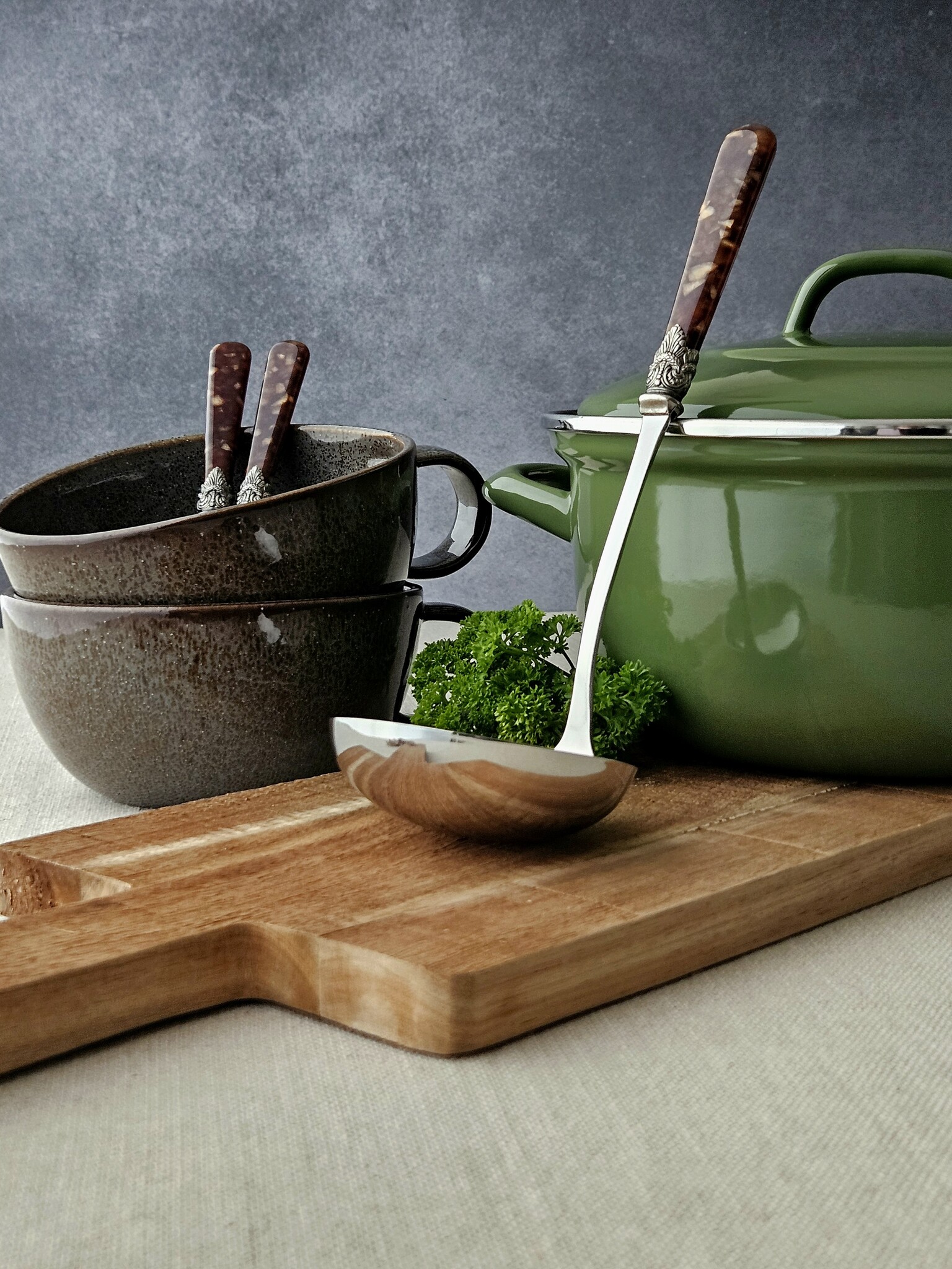 Louche à soupe, Turtue