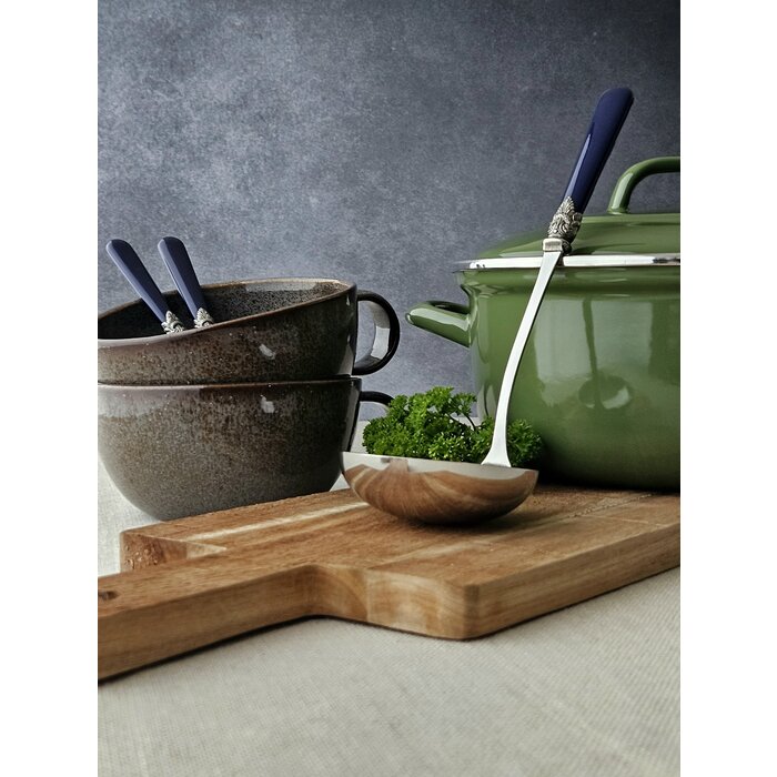 Soup ladle, Blue (plain)