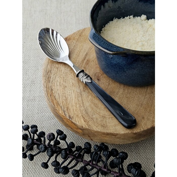 Cheese spoon, Black (mother-of-pearl)