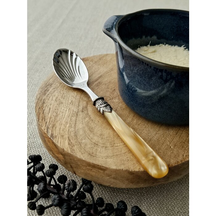 Cuillère à fromage, Miel Or (éclat nacré)