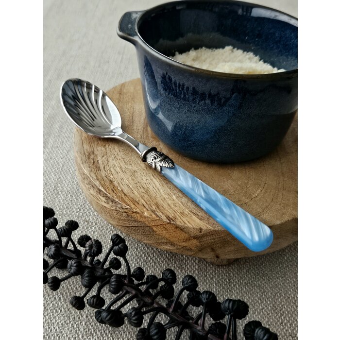 Cheese spoon, Light Blue (mother-of-pearl sheen)