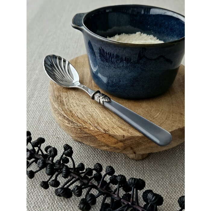 Cheese spoon, Gray (mother-of-pearl)