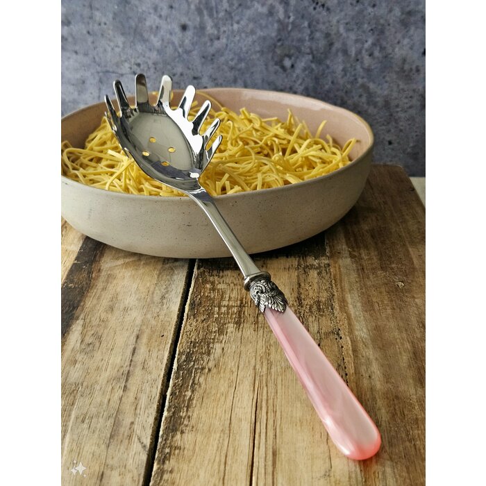 Spaghetti spoon, Pink (mother-of-pearl sheen)