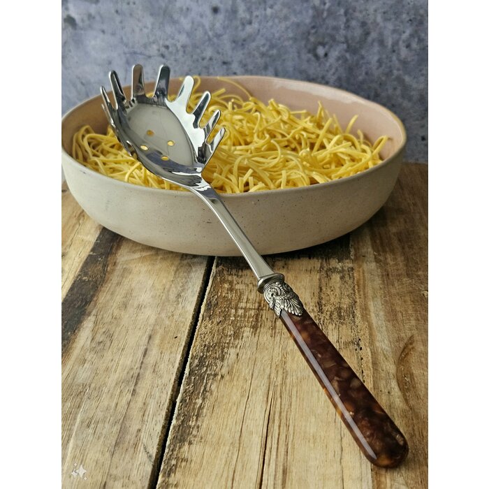 Cuillère à spaghetti, Marron (motif tortue)