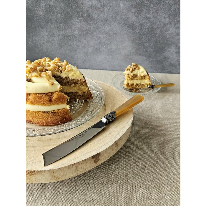 Cake knife, Honey Gold (mother-of-pearl sheen)