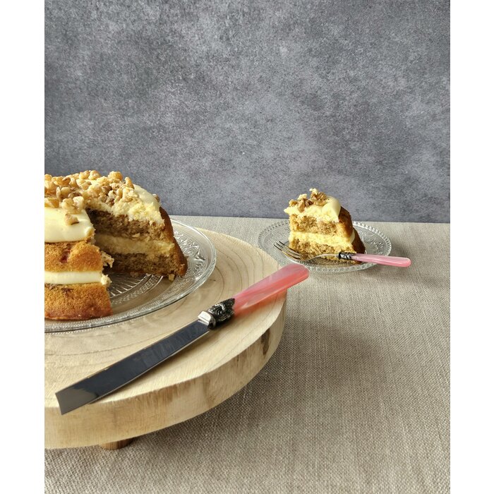 Couteau à gâteaux, Rose (nacré)