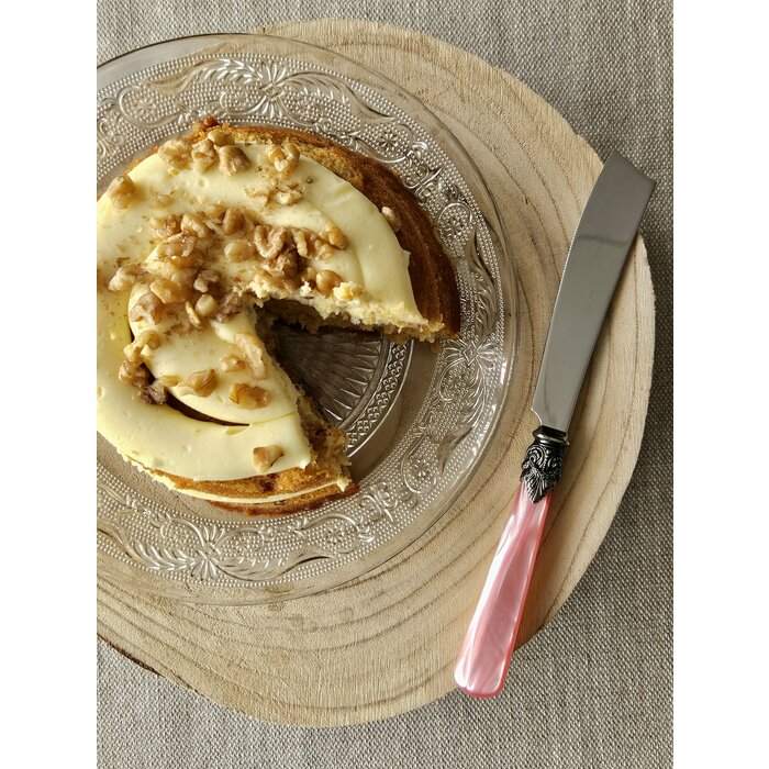 Cake knife, Pink (mother-of-pearl)