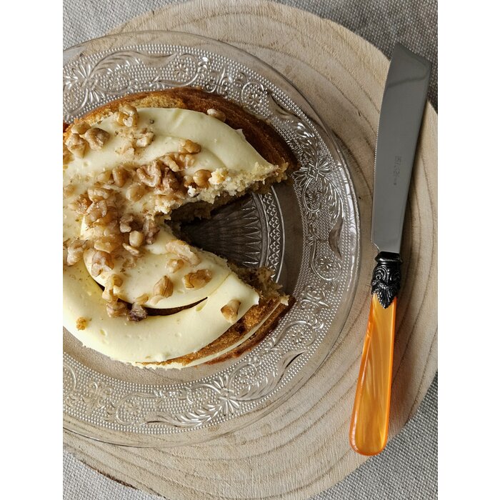Couteau à gâteaux, Orange (nacré)